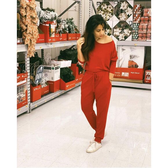 Fall Fashion 2-Piece Jogger Set: Stylish Long Sleeve & Soft High Waist Pants - Picture 3 of 5